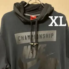 【希少】✨NIKE✨チャンピオンシッププルオーバーパーカー ブラックXL