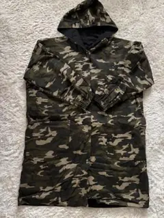 カモフラージュ リバーシブルフード付き ミリタリージャケット