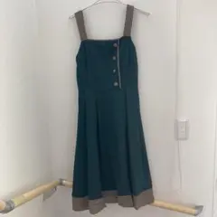axesfemmeジャンパースカートグリーン