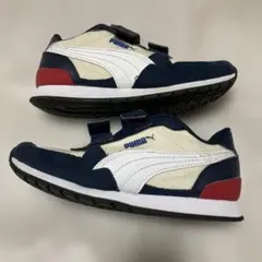 PUMA ネイビー/ホワイト スニーカー 20センチ