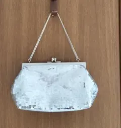 23区　シルバー スパンコール バッグ