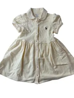 美品/Ralph Lauren ストライプ ワンピース ブルマセット/80サイズのサムネイル