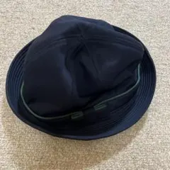 紐付き帽子　ネイビー