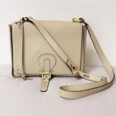 美品✨Chloeクロエ 本革 南京錠 ショルダーバッグ ベージュ ゴールド 鍵のサムネイル