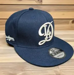加*彦様 LA City Connect 9FIFTY ネイビー×ゴールド