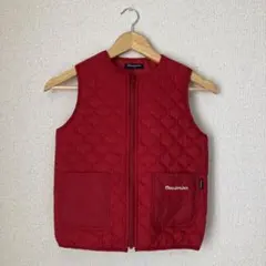 値下 Moujonjon ほぼ未使用　ダウンベスト 130 今期現行品　キムラタ