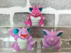 【美品】　ポケモンキッズ　指人形　ニドキング　3体セット