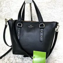 【極美品】ケイトスペードニューヨーク　ハンドバッグ　ショルダー　2way　黒