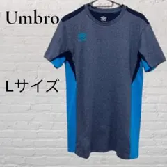 Umbro プラクティスシャツ L 紺 半袖 サッカー 吸汗速乾のサムネイル