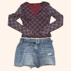 SHEIN 2点セット　おまけ付き　Y2K