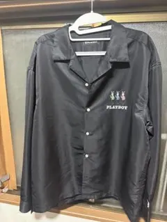 PLAY BOY プレイボーイ ラビット 長袖シャツ ボーリングシャツ