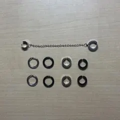 【値下げ交渉⭕️】イヤーカフ 10個セット シルバー ブラック