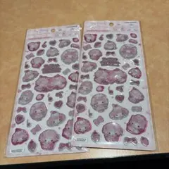 マイメロディ ＆ ピアノ　キャンディグリッターシール 2枚