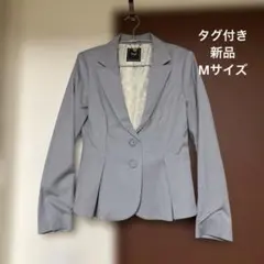 新品 テーラードジャケット グレー Mのサムネイル