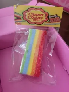 Chupa Chups レインボーグミ　スクイーズ　チュッパ棒　しゃりしゃり