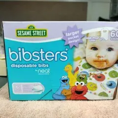未開封　幼児　使い捨てビブ　bibsters セサミーストリート　60枚入
