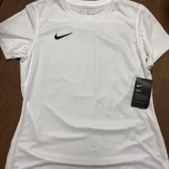 タグ付き　新品未使用　ナイキショートスリーブ ジャージ　メッシュ（ホワイト） M