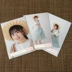 櫻坂46 小島凪紗 麦わら帽子コーデ 生写真 セミコンプのサムネイル