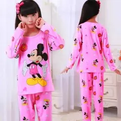 キッズ パジャマ 長袖 女の子 100 可愛い キッズ ルームウェア 子供服