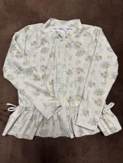 futafuta 女の子 水着 110 ラッシュガード ナチュラル