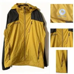 Marmot マーモット バイカラー フード付きジャケット イエロー アウトドア