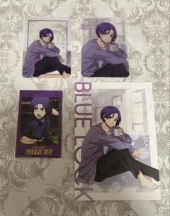 ブルーロック おはよう7:23 クリアカード Wコレクションカード 玲王