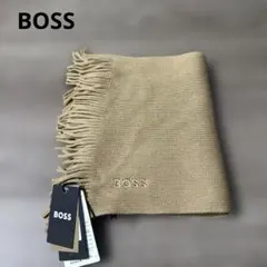 新品未使用【HUGO BOSS 】 マフラー  グレー メンズスカーフ | HUGO BOSS