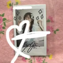 FRUITS ZIPPER 櫻井優衣　撮り下ろしチェキ　直筆サイン、コメント入り