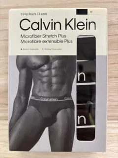 【3枚セット】ビキニ マイクロファイバー Calvin Klein M　黒
