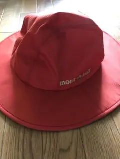 値下げ！ mont-bell 赤いハット　sizeS
