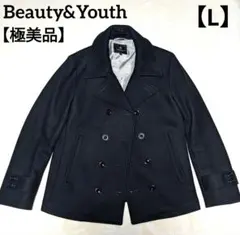 ビューティーアンドユース　ユナイテッドアローズ　Ｐコート　黒　L　フォーマル