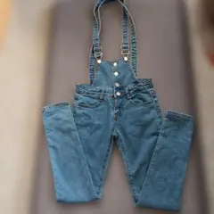 レディース　サロペット　デニム