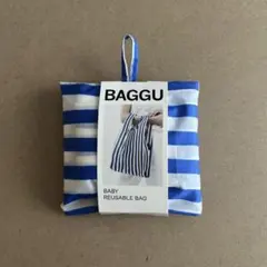 BABY BAGGU ストライプ ブルー ホワイト バグゥ(BAGGU)のサムネイル