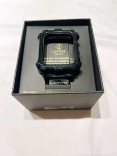 アップルウォッチ バンド 化粧箱付き 42/44 クリアBK