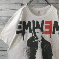 Hanes エミネム ビッグプリント 2011 Ｔシャツ XL ホワイト