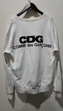 COMME des GARÇONS CDG ホワイト スウェット M
