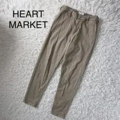 【ハートマーケット】テーパードパンツ　チノパン　ベージュ　カジュアル　春コーデ