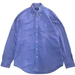 ラルフローレン 長袖 シャツ L パープル CLASSIC FIT