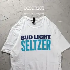 DISTRICT 白Tシャツ BUD LIGHT SELTZERのサムネイル