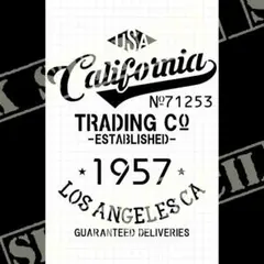 ステンシルシート　【N-129】　カリフォルニア　California