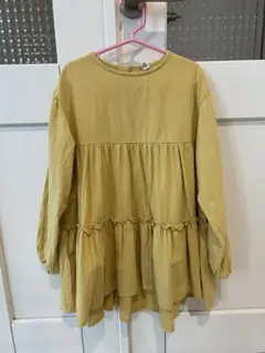 BREEZE マスタードフリルチュニック