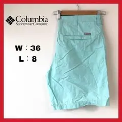 90s 古着 コロンビア ハーフパンツ 蛍光 ショーツ W36 L8