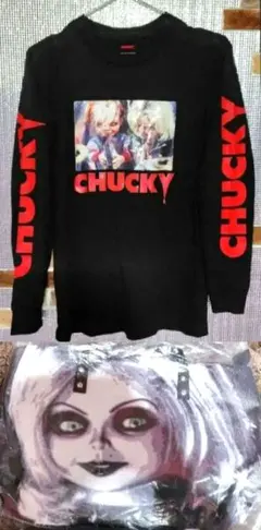 【セット】チャイルドプレイ チャッキーの花嫁 チャッキーティファニーロンＴバッグ