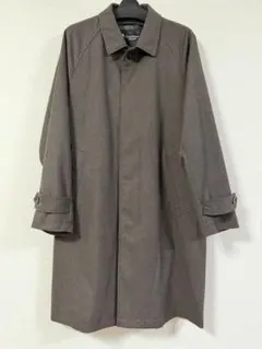 ブラウン ステンカラーコート