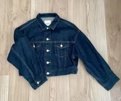 クロップド デニムジャケット