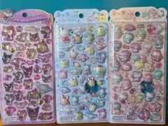 うるちゅるポップシールサンリオ3種類セット