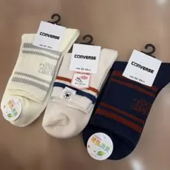 コンバース ソックス　レディース　ロゴ靴下　①