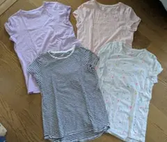 H&M コットン 混合 Tシャツ 4点セット 130位