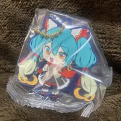 MIKU×シャイニングガンダム【ガチャ】ラバーマスコット初音ミク