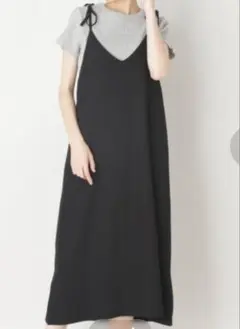 ローリーズファーム 2WAYキャミワンピース 新品未使用タグ付　ブラック